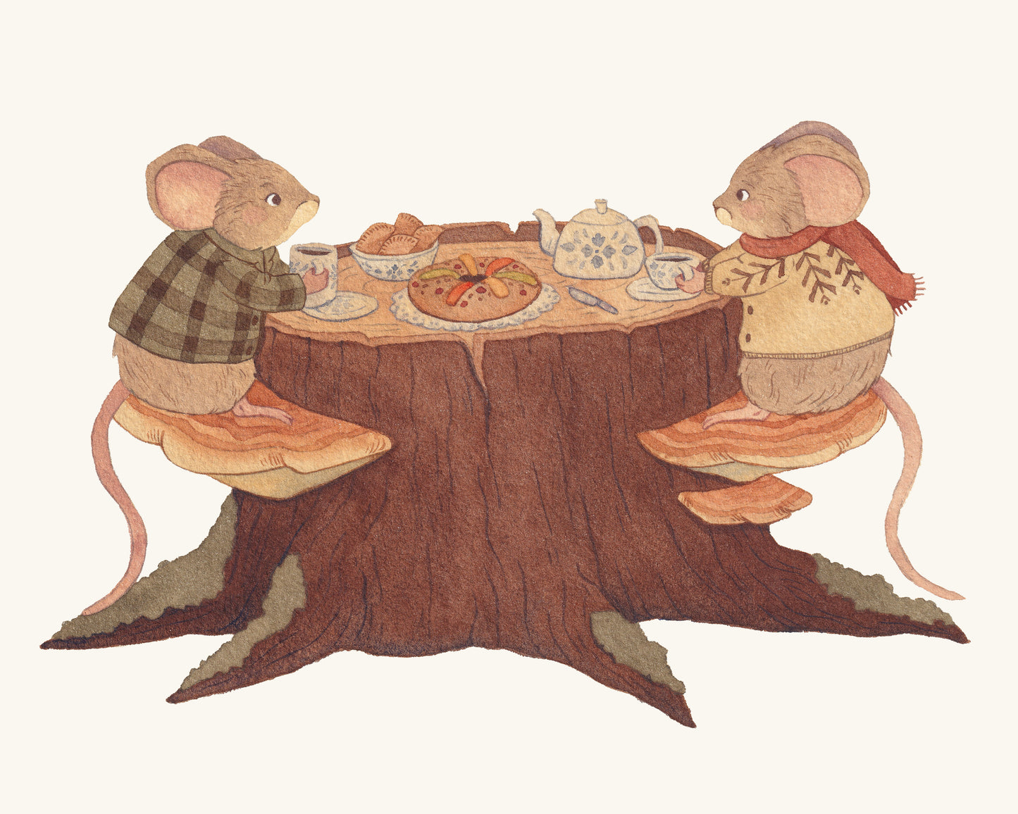 Mice having tea