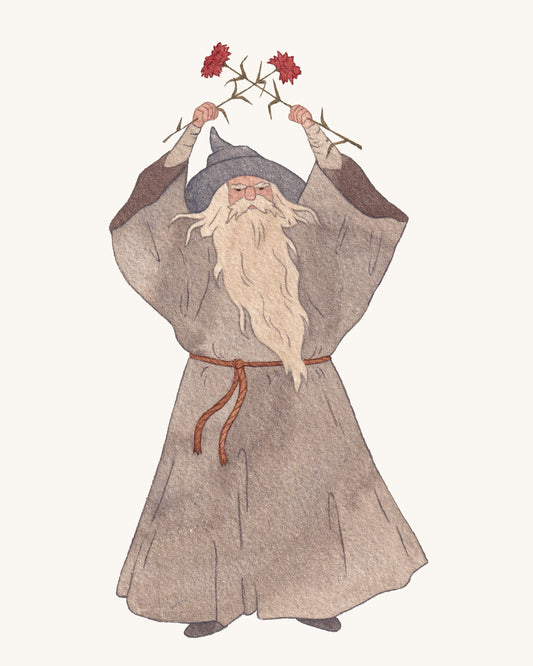 Gandalf with Carnations (Original)