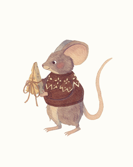 Mouse with gift (Original)