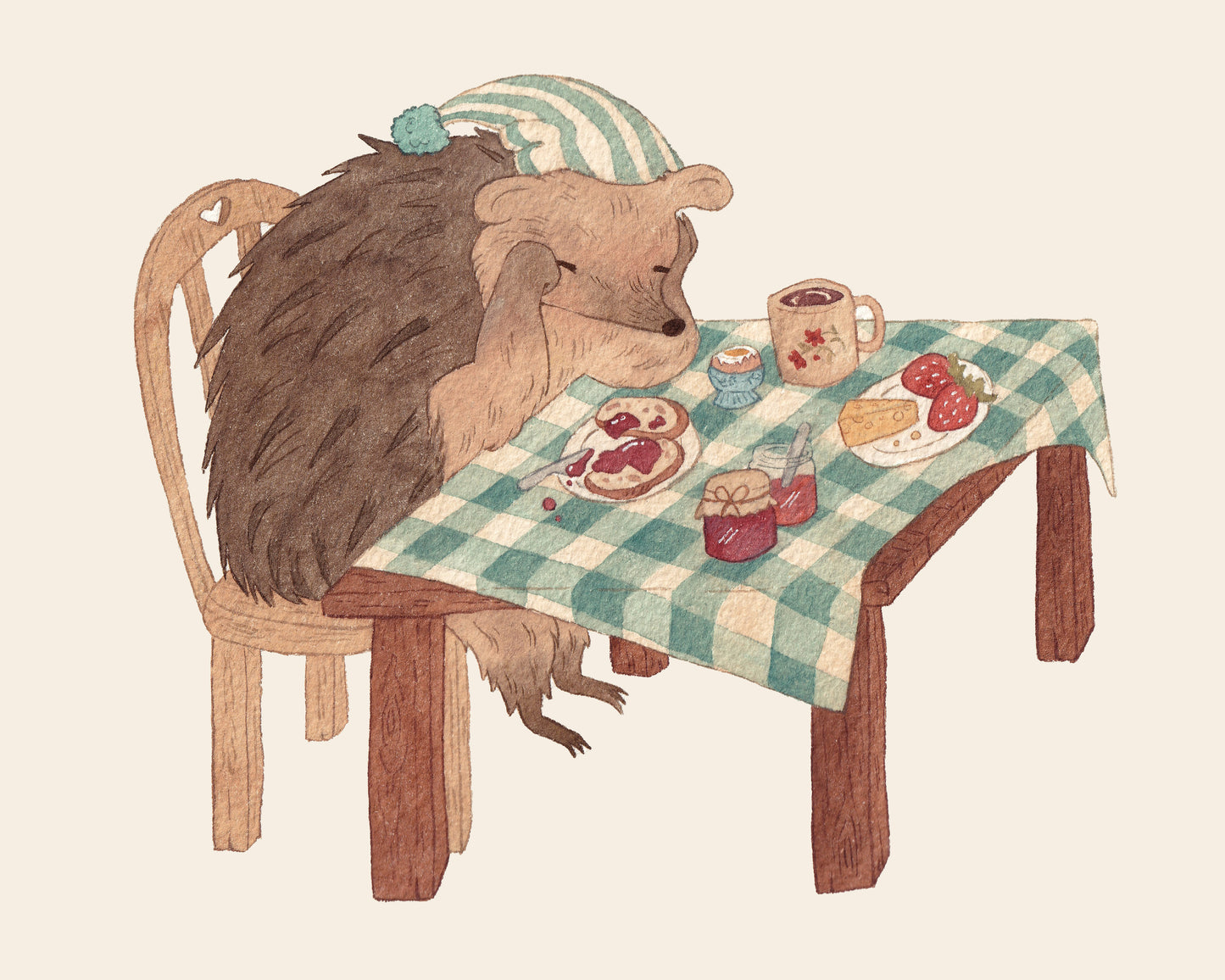 Sleepy Hedgehog (Original)